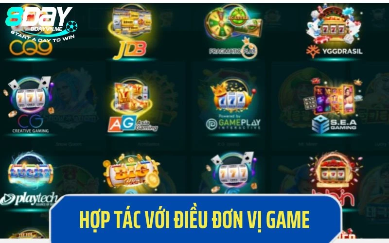 Hợp tác với điều đơn vị phát hành game