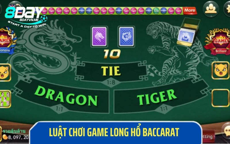 Luật chơi của game Long Hổ Baccarat